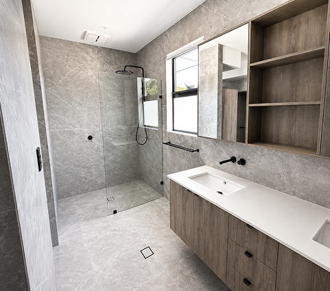 Bathroom renovation, West Beach