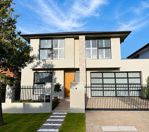New build exterior, West Beach